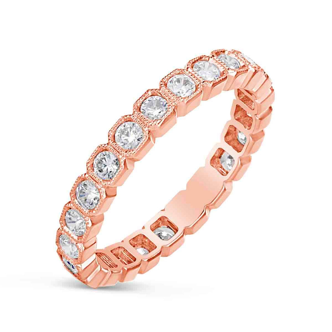Vintage Inspired Diamond Band - YJA3675R