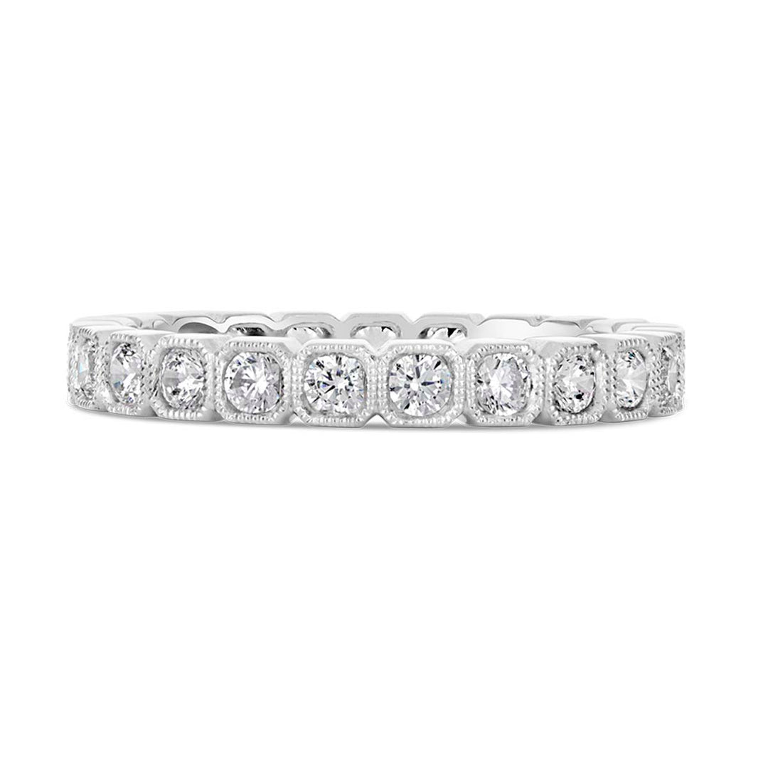 Vintage Inspired Diamond Band - YJA3675R