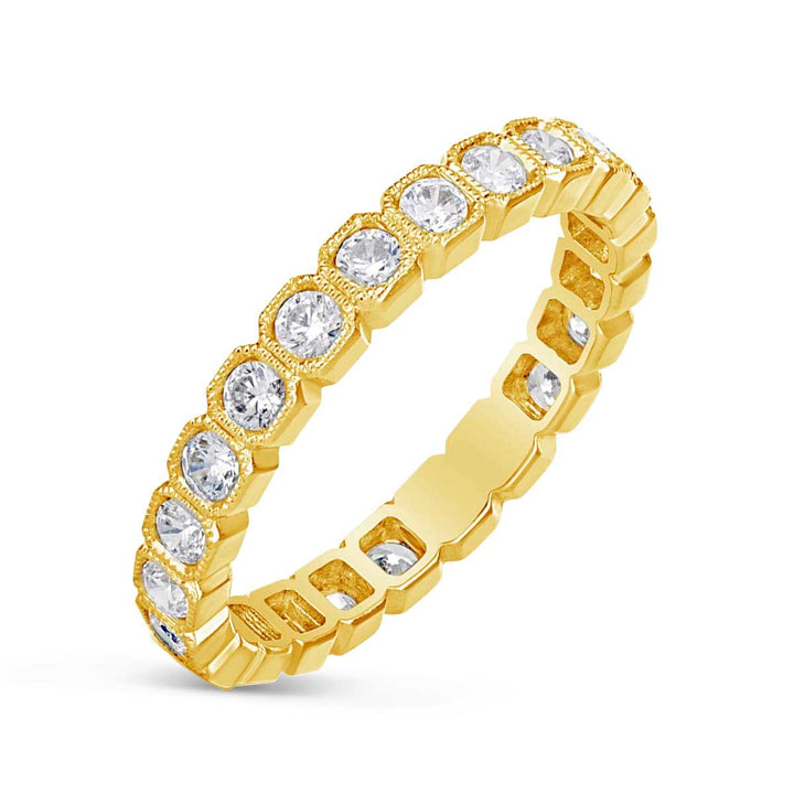 Vintage Inspired Diamond Band - YJA3675R