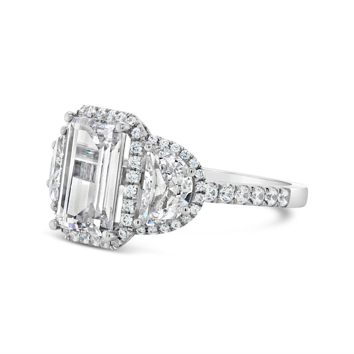 Three Stone Diamond Engagement Ring - The Diamond Guys