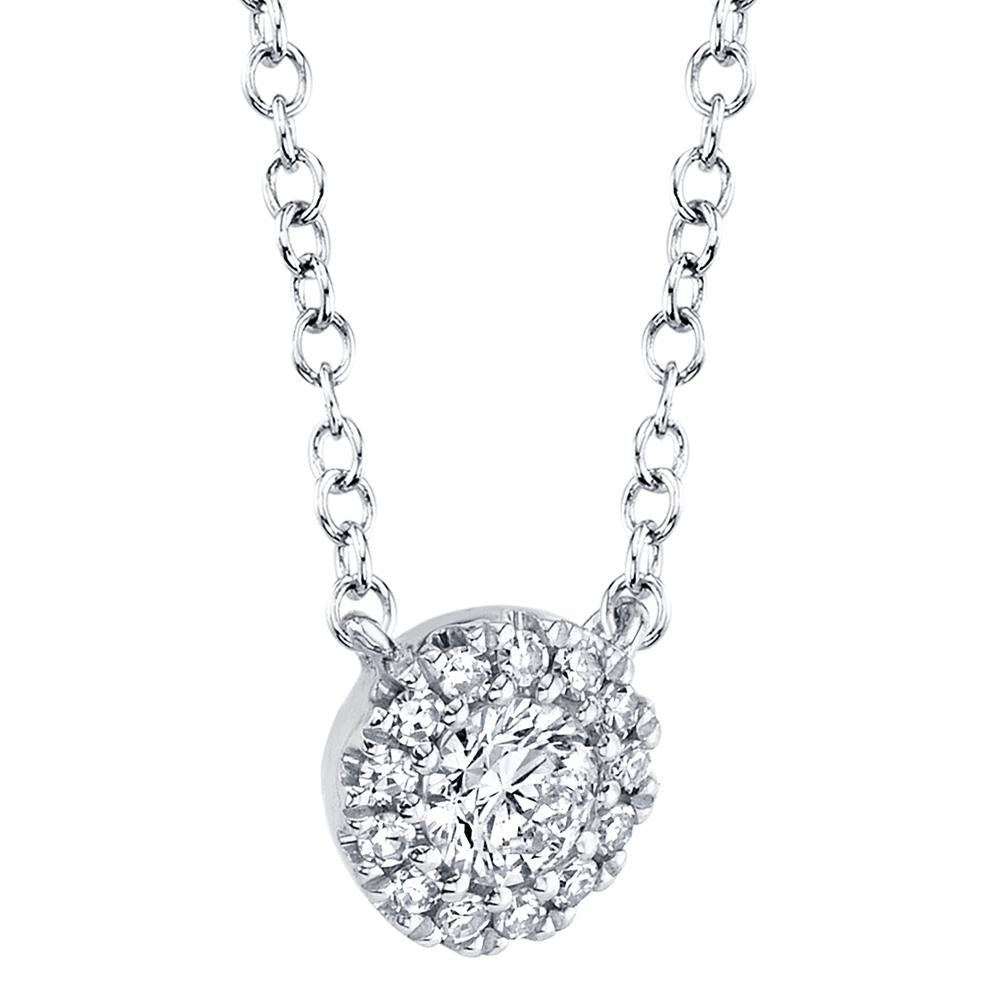 Shy Creation Diamond Cluster Pendant - The Diamond Guys