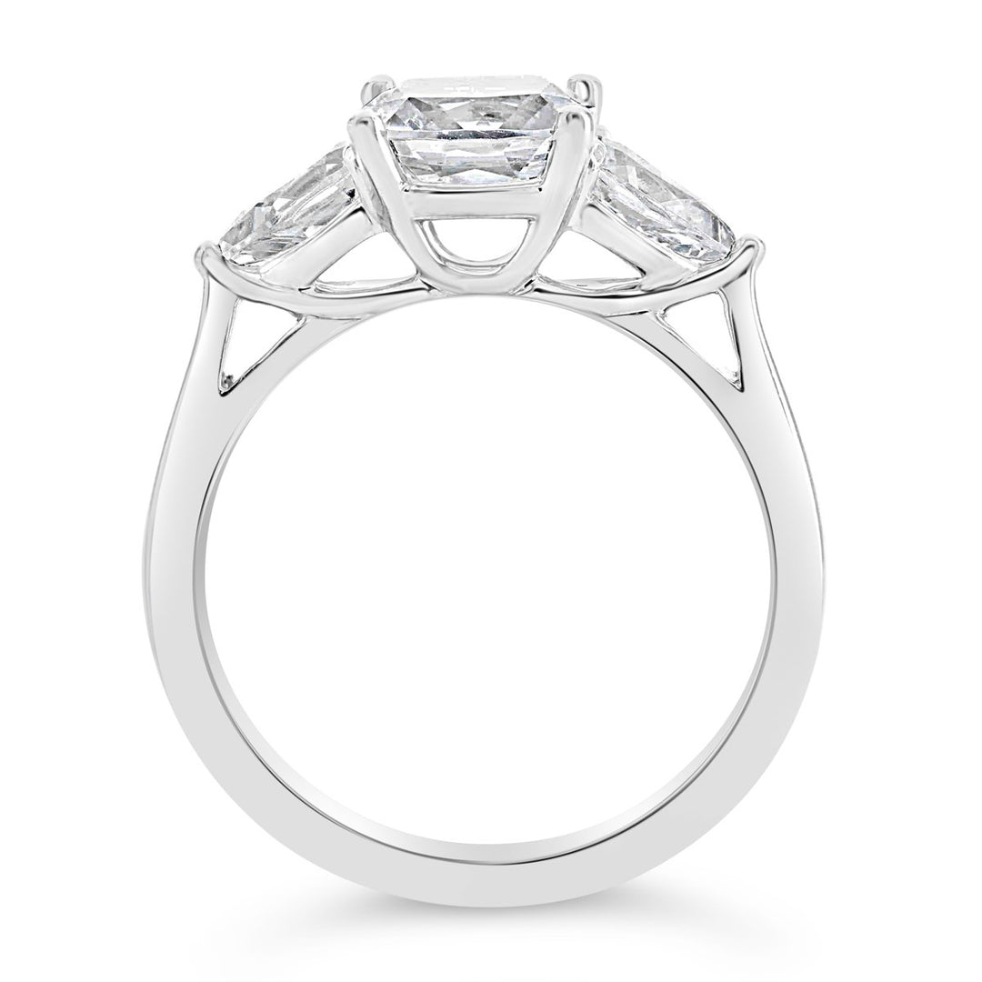 Three Stone Diamond Engagement Ring