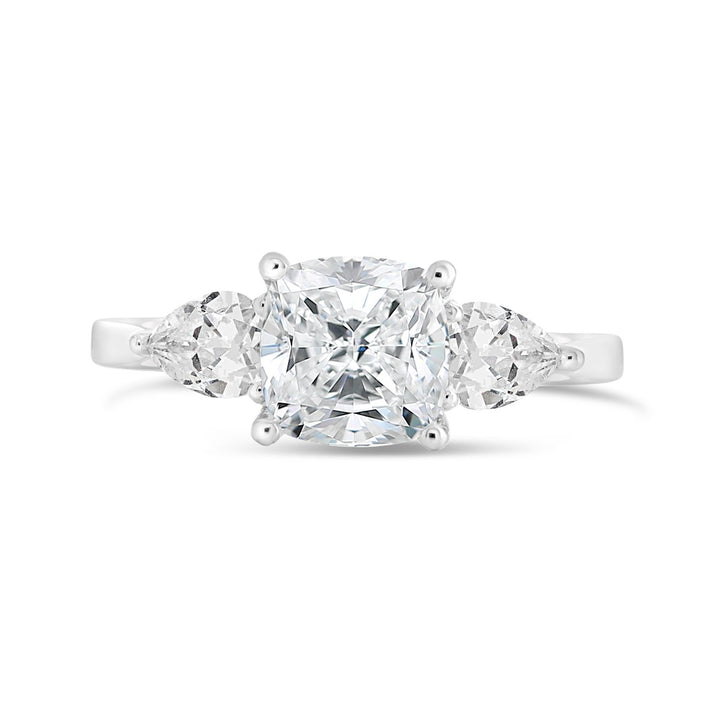 Three Stone Diamond Engagement Ring