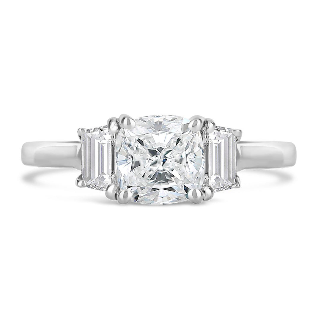 Three Stone Diamond Engagement Ring - The Diamond Guys