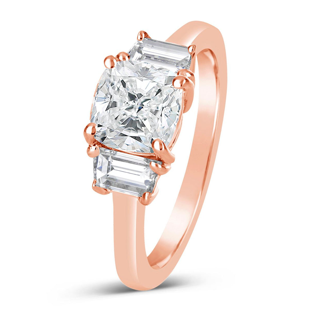 Three Stone Diamond Engagement Ring - The Diamond Guys