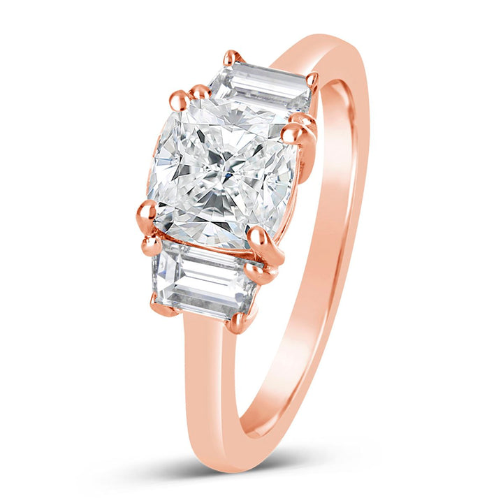 Three Stone Diamond Engagement Ring - The Diamond Guys