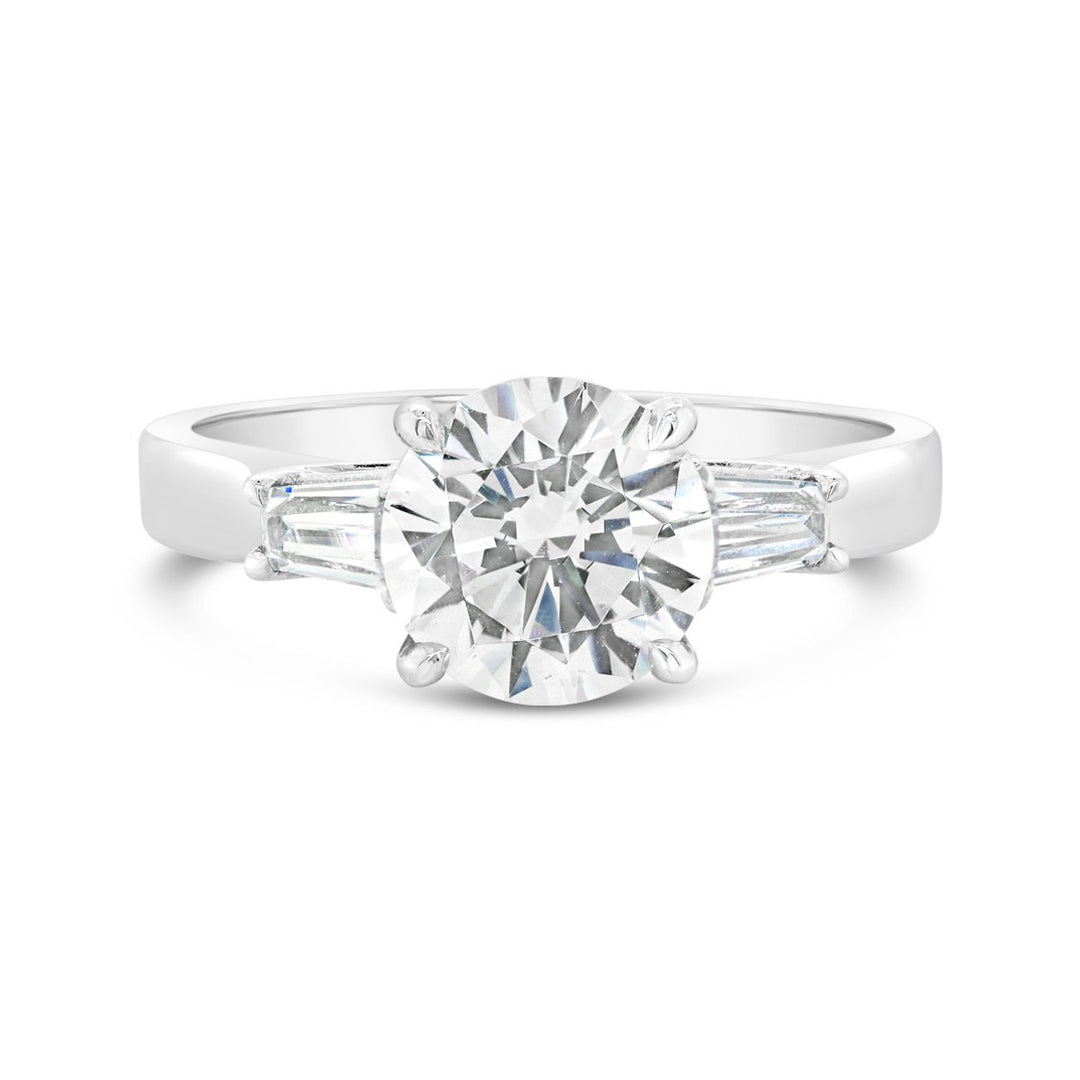 Three Stone Diamond Engagement Ring