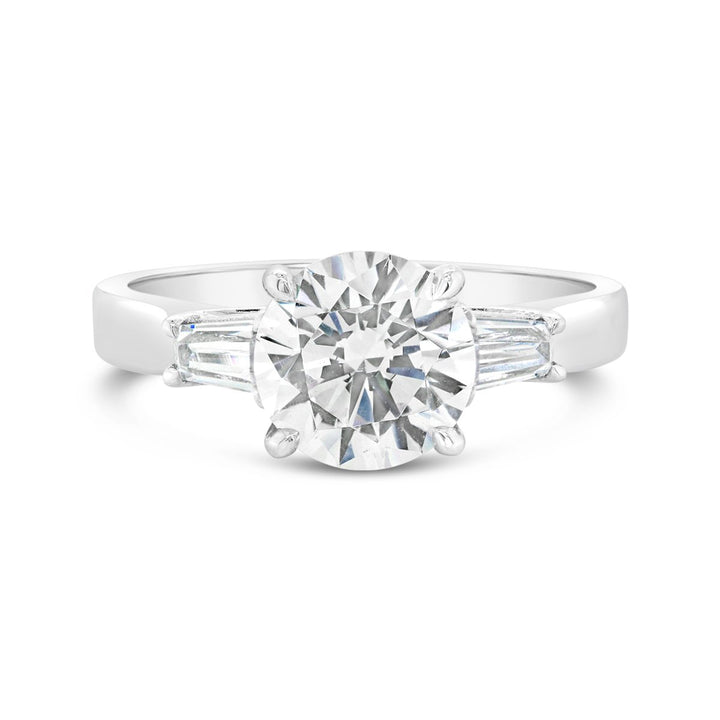 Three Stone Diamond Engagement Ring