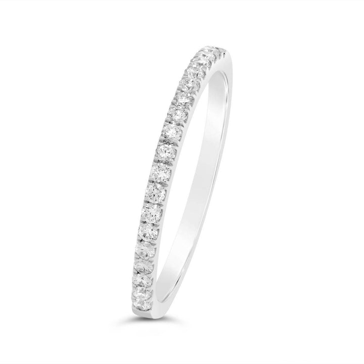 Half Way Set Thin Diamond Band - YJA5963R-B