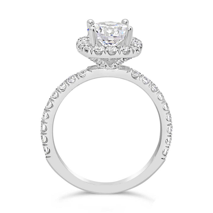 Diamond Halo Engagement Ring