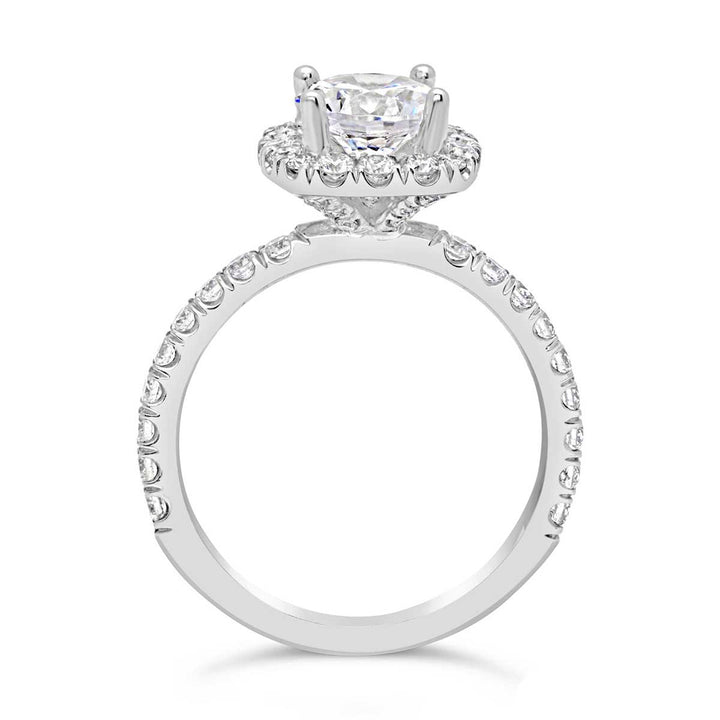 Diamond Halo Engagement Ring - The Diamond Guys