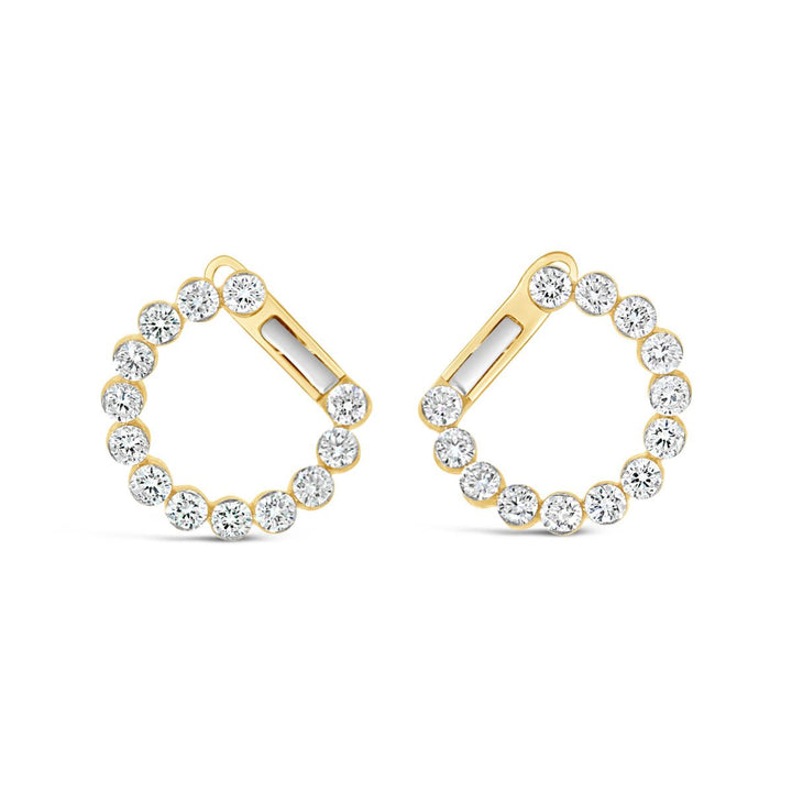 Twist Diamond Earrings