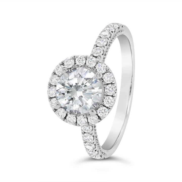 Halo Diamond Engagement Ring - YR37096