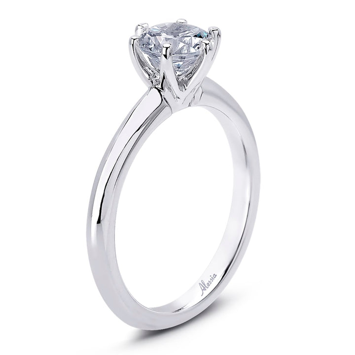 Solitaire Diamond Engagement Ring