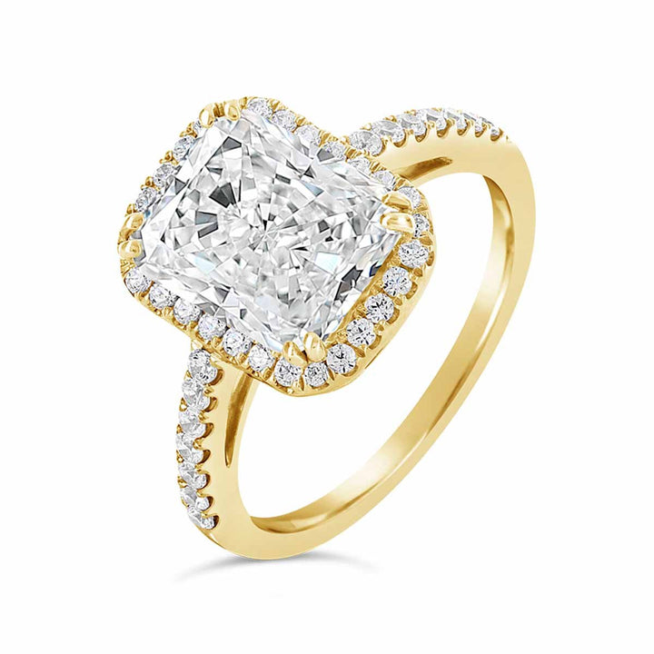 Diamond Halo Engagement Ring - The Diamond Guys
