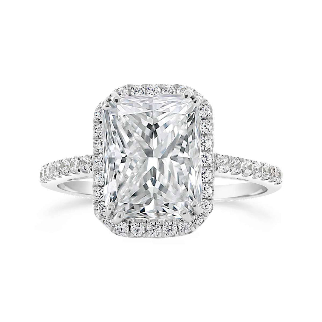 Diamond Halo Engagement Ring - The Diamond Guys