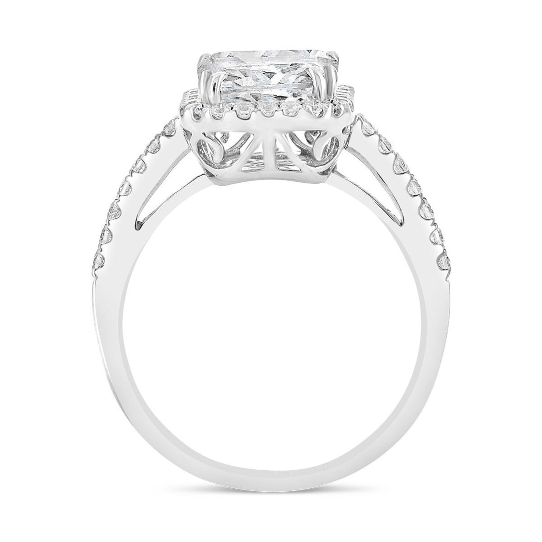 Diamond Halo Engagement Ring - The Diamond Guys