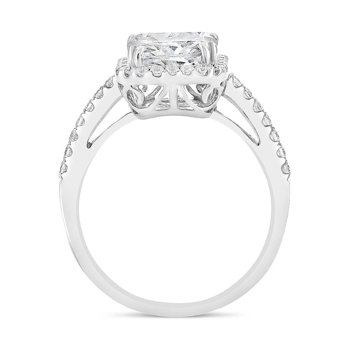 Diamond Halo Engagement Ring - The Diamond Guys