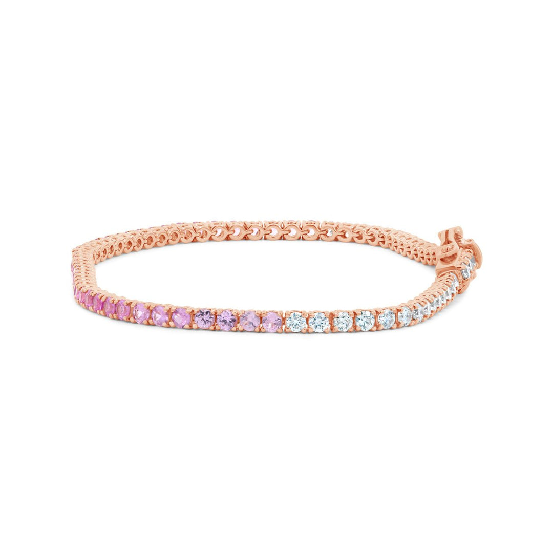 Ombre Diamond & Sapphire Tennis Bracelet