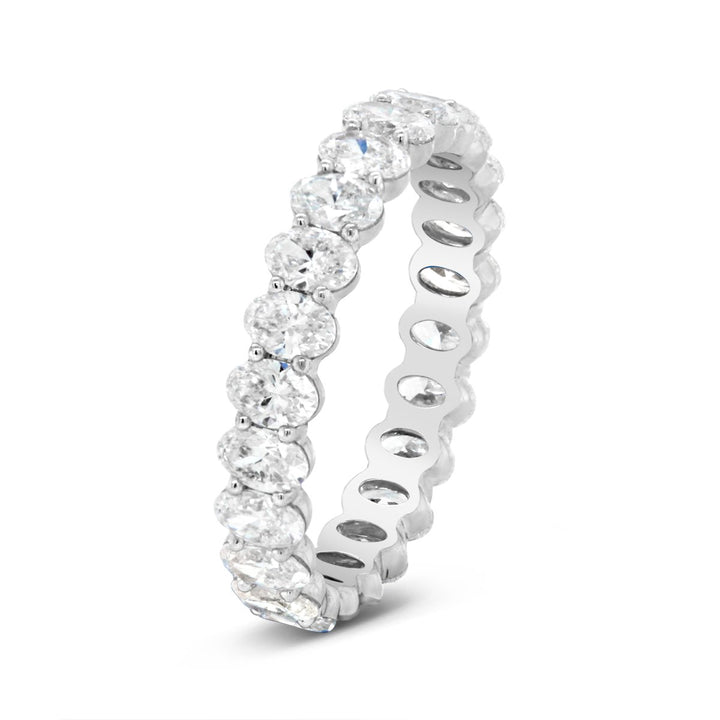 Oval Cut Lab Grown Diamond Eternity Band - 2.80 ct. total weight