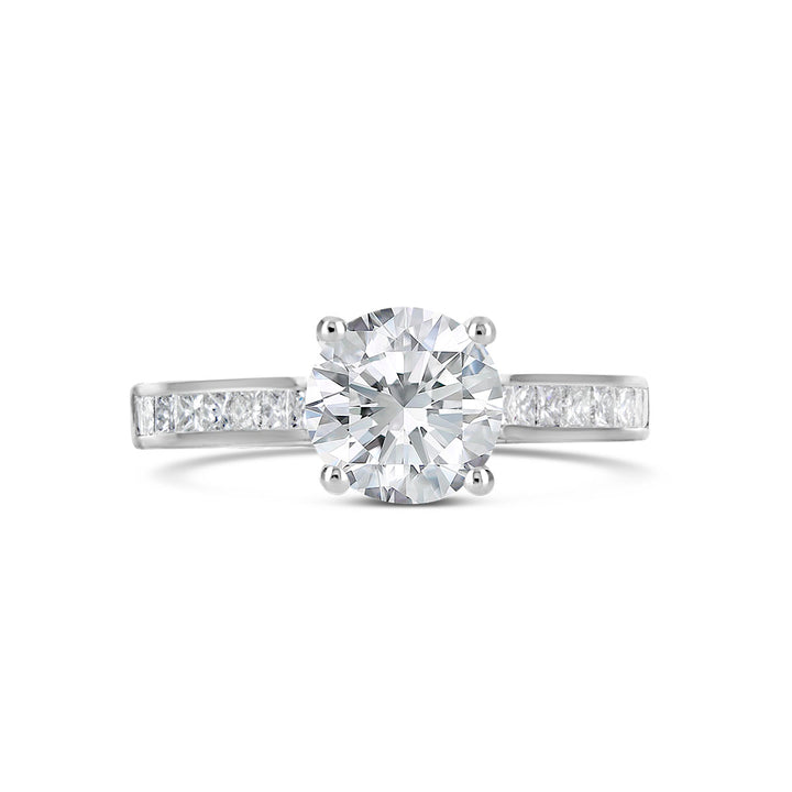 Channel Set Diamond Engagement Ring - ARD1861R