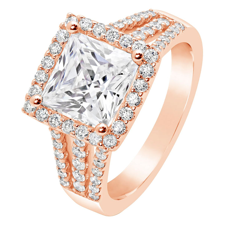 Diamond Halo Engagement Ring - The Diamond Guys