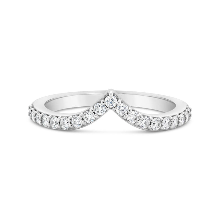 Contour Diamond Wedding Band - 651806