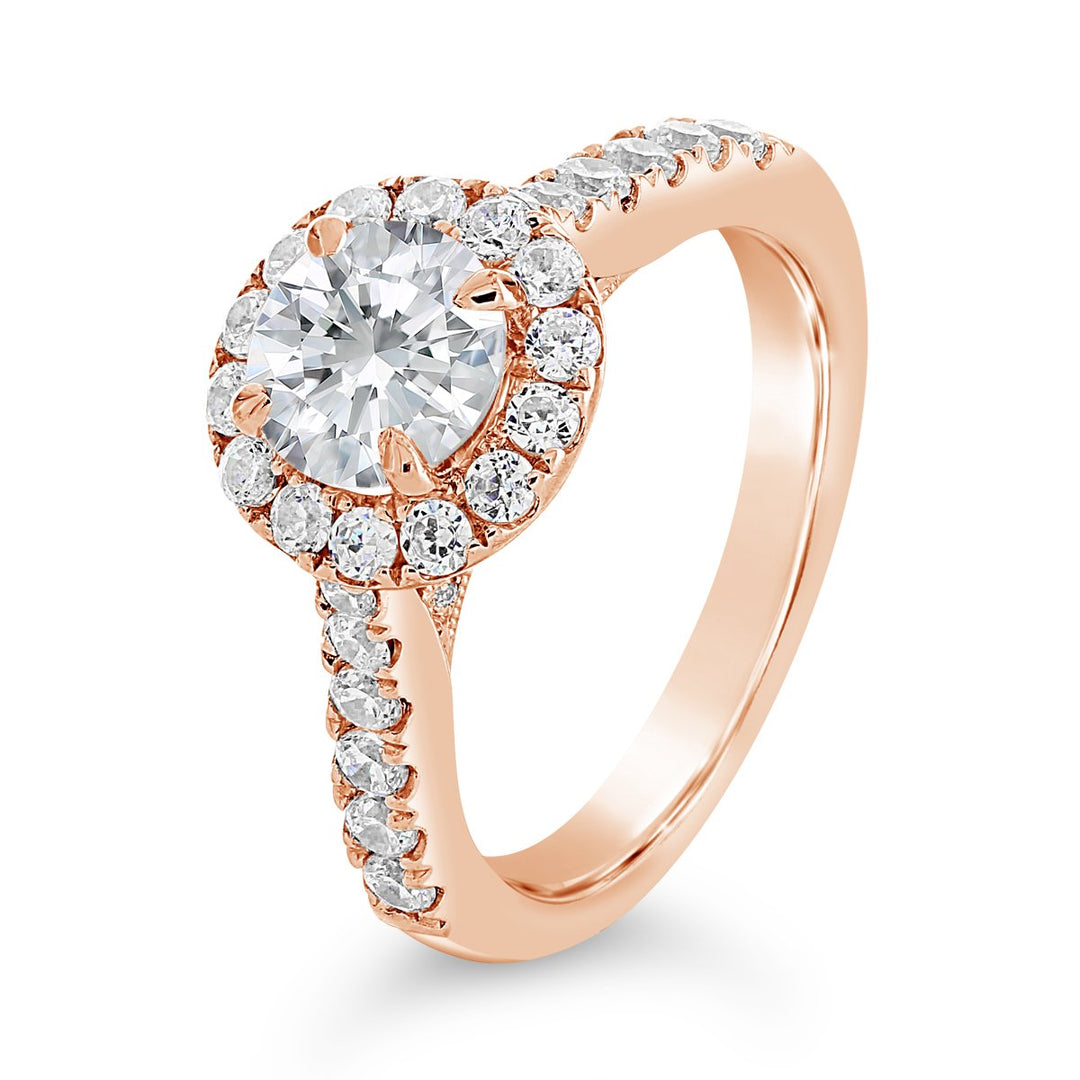 Diamond Engagement Ring with Halo - The Diamond Guys