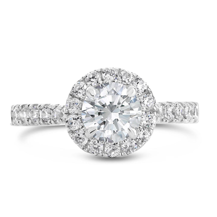 Diamond Engagement Ring with Halo - The Diamond Guys