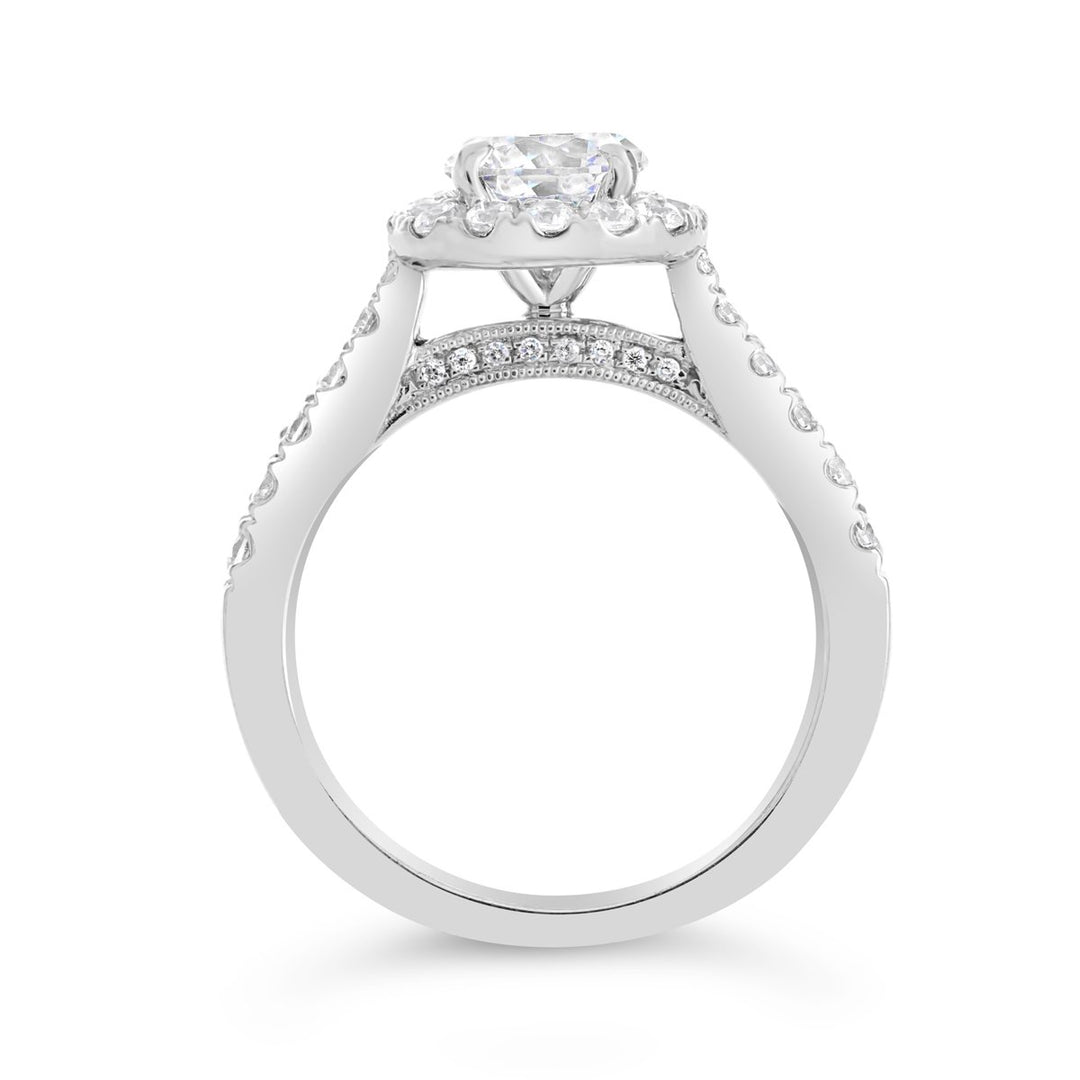 Diamond Engagement Ring with Halo - The Diamond Guys