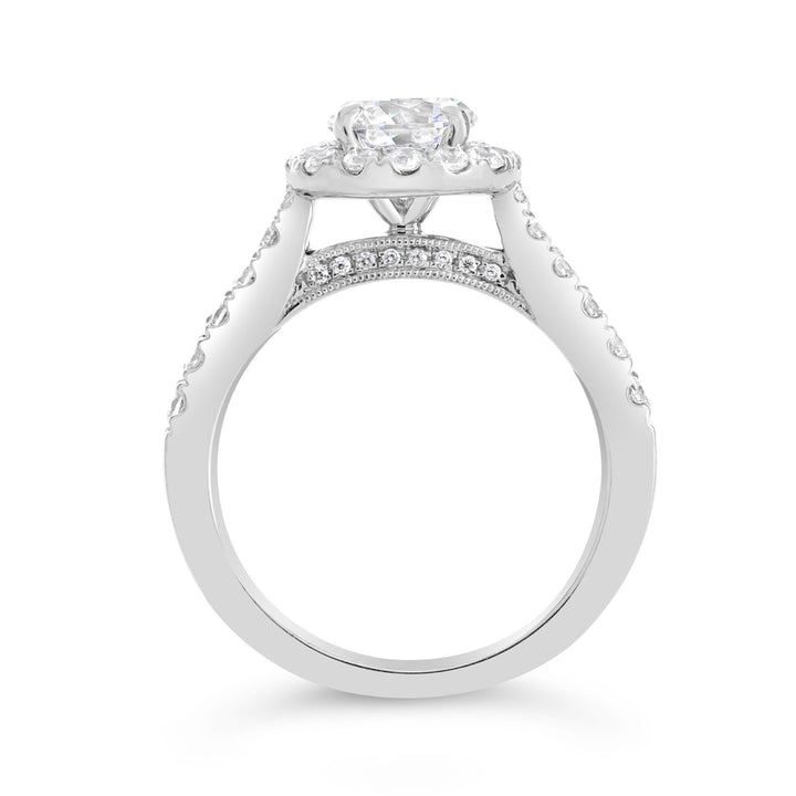 Diamond Engagement Ring with Halo - The Diamond Guys