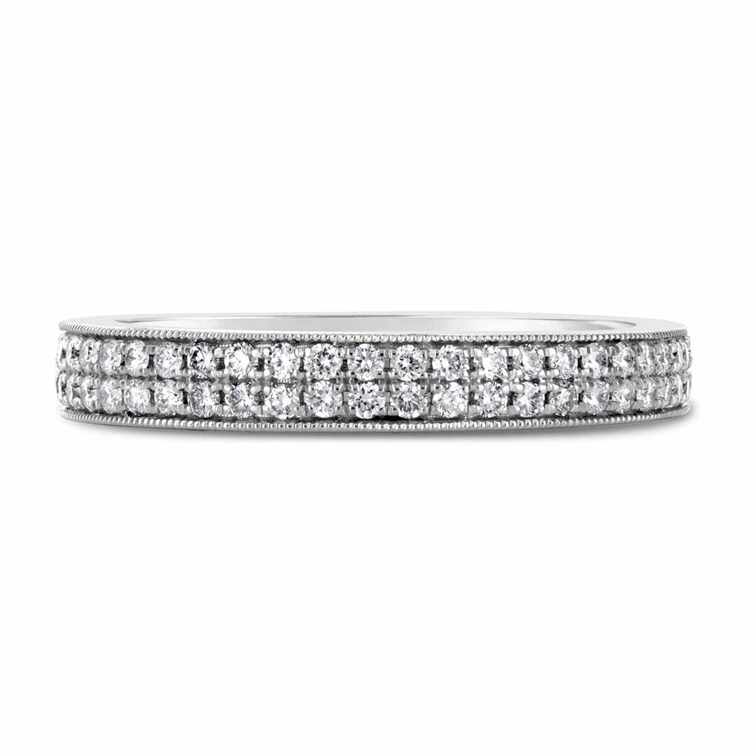Vintage Inspired Diamond Wedding Band - YJM7700R - The Diamond Guys
