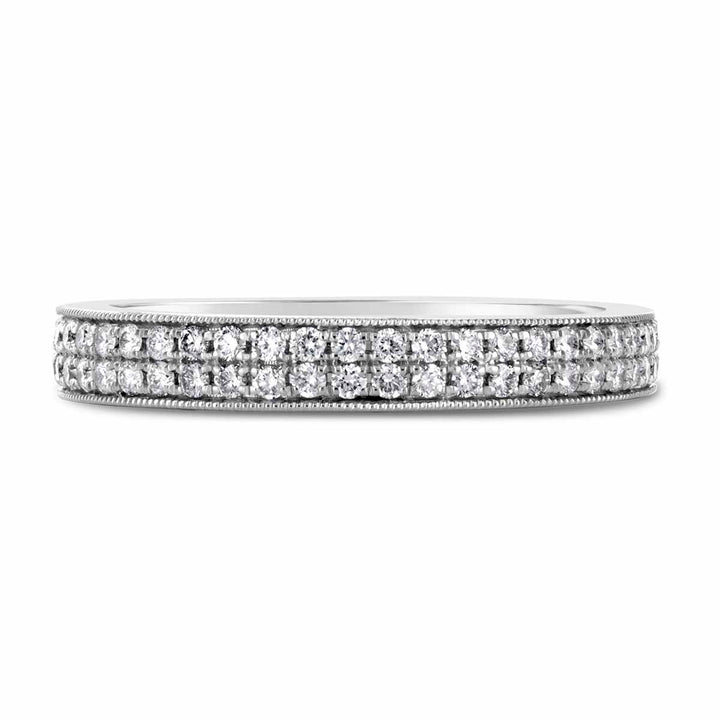 Vintage Inspired Diamond Wedding Band - YJM7700R - The Diamond Guys