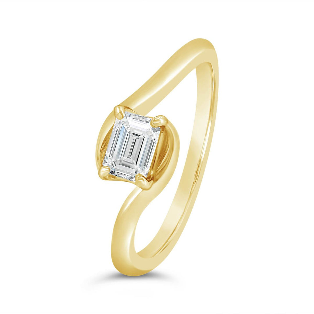 Lab Grown Diamond Solitaire Ring - 72042-E/C