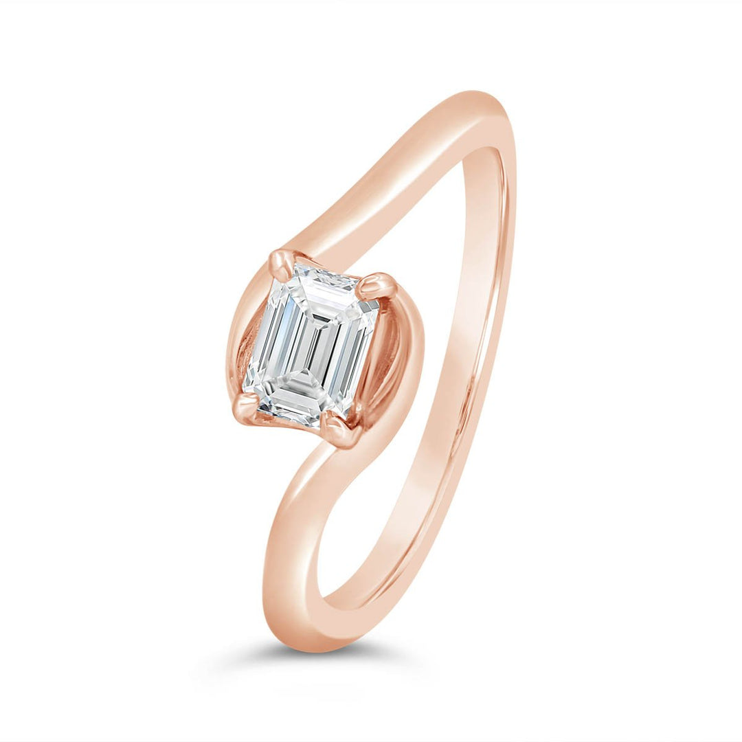 Lab Grown Diamond Solitaire Ring - 72042-E/C