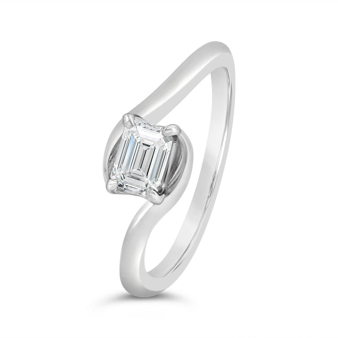 Lab Grown Diamond Solitaire Ring - 72042-E/C