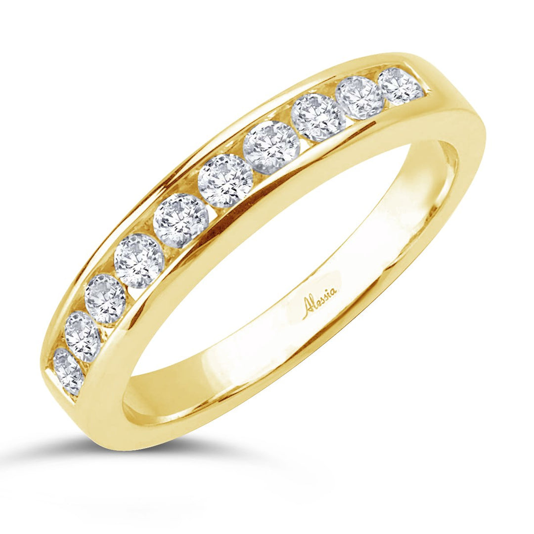 Channel Set Diamond Band - ACE013 - The Diamond Guys