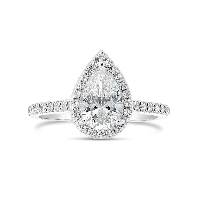 Diamond Halo Engagement Ring - YJA3767R