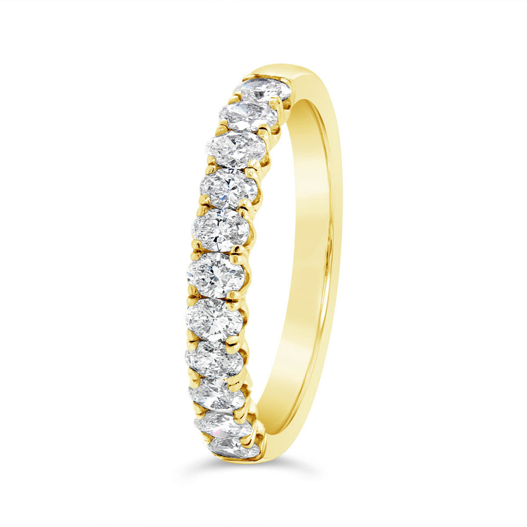 Oval Diamond Wedding Band - BD5196A