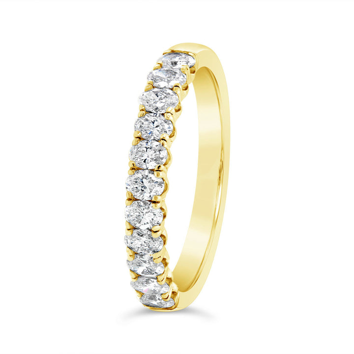 Oval Diamond Wedding Band - BD5196A