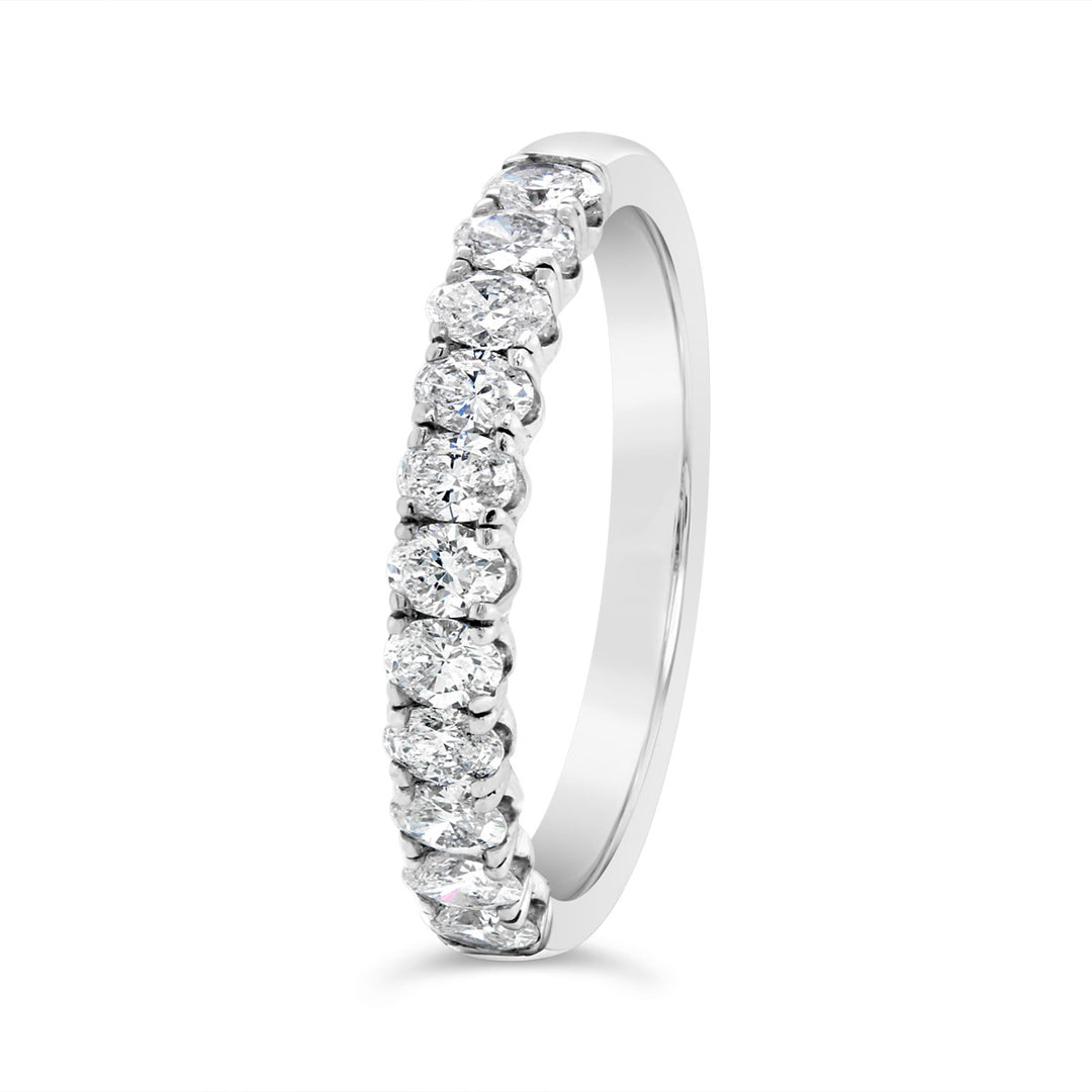 Oval Diamond Wedding Band - BD5196A