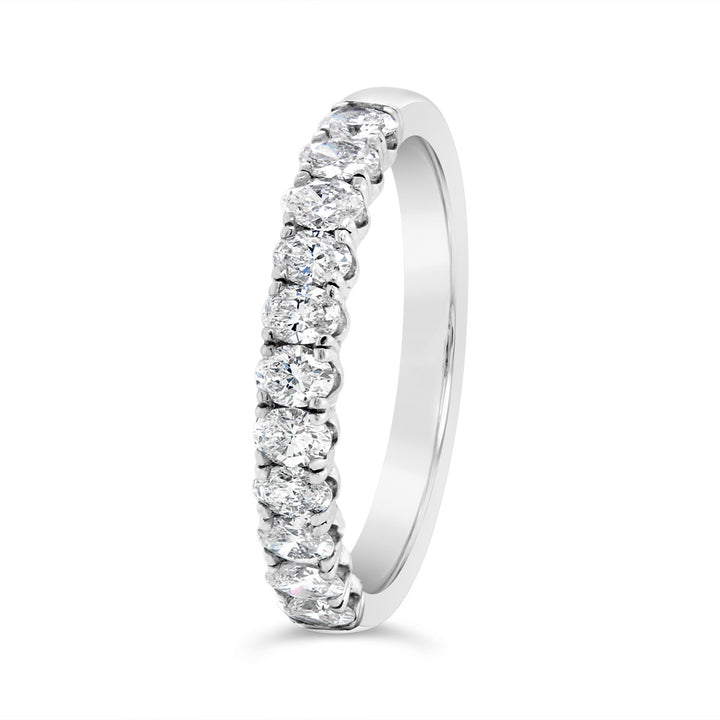 Oval Diamond Wedding Band - BD5196A