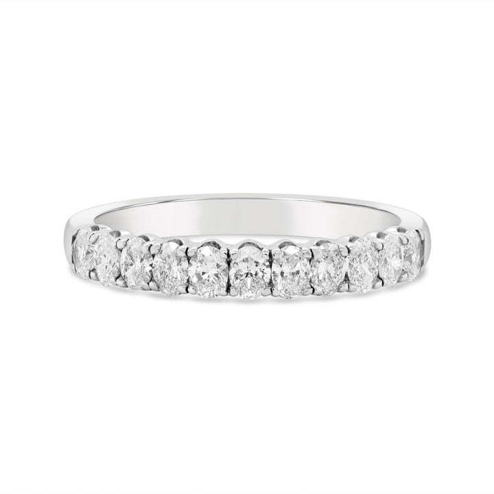 Oval Diamond Wedding Band - BD5196A