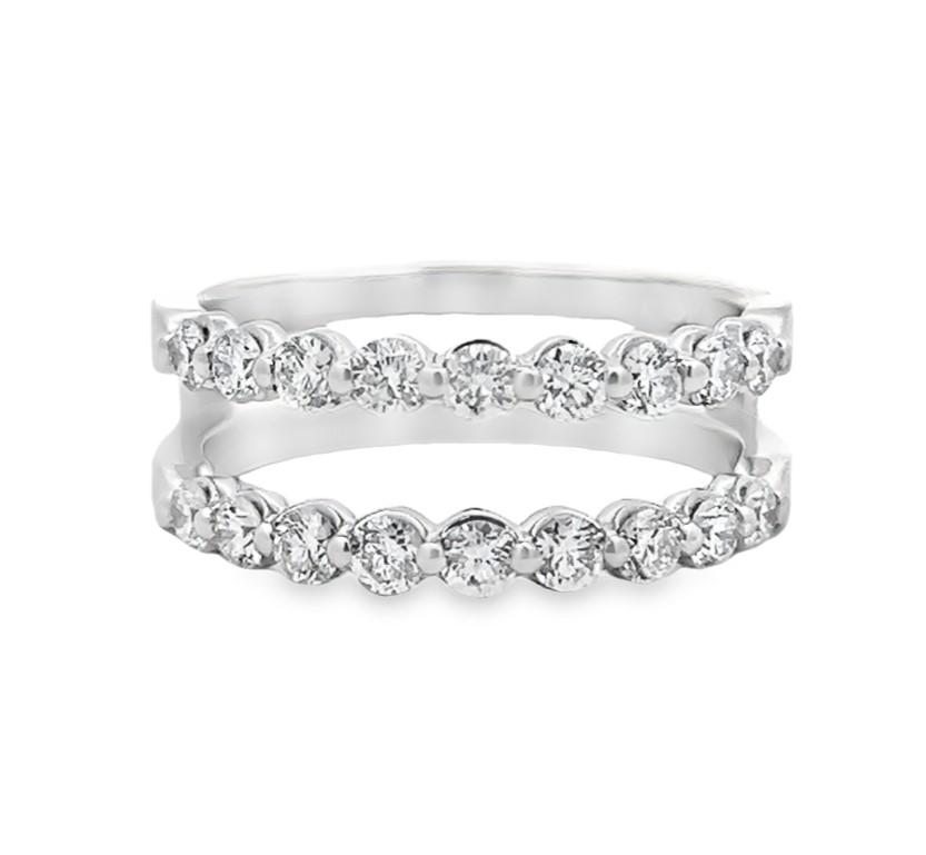 Diamond Engagement Ring and Ring Guard-  - YJA8755R-GRD