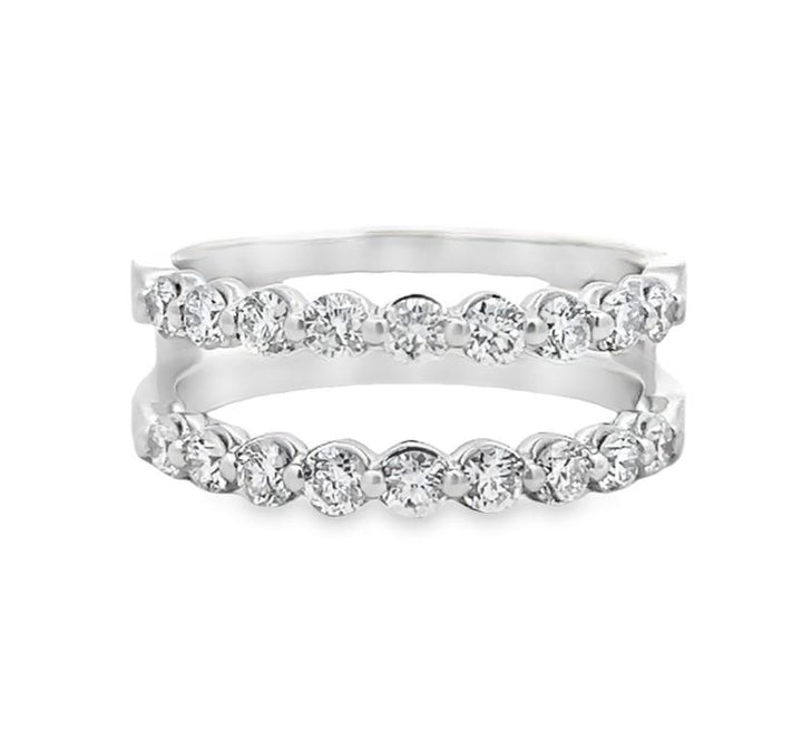 Diamond Engagement Ring and Ring Guard-  - YJA8755R-GRD