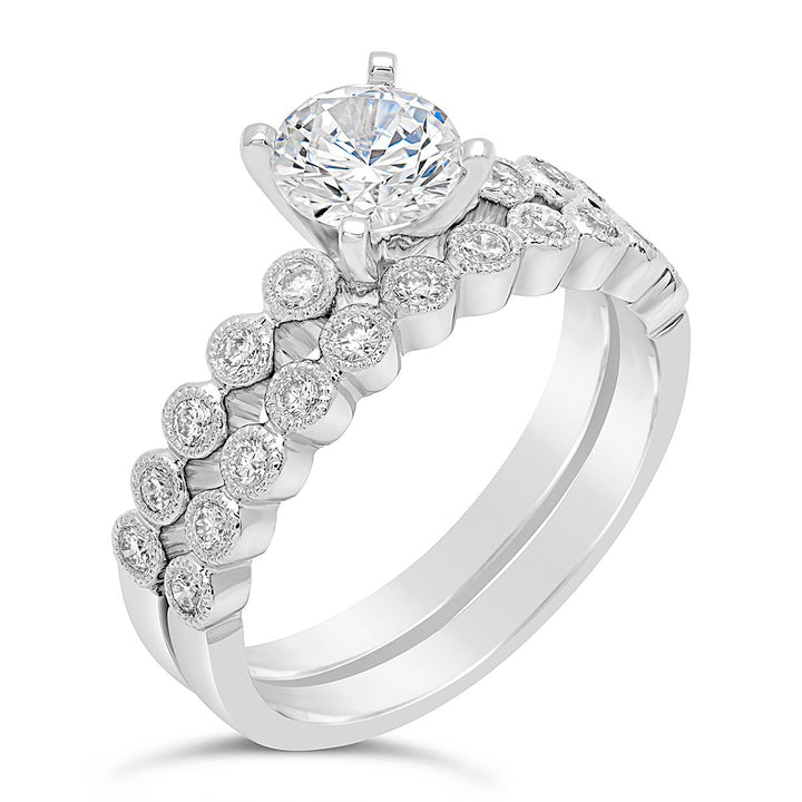 Diamond Engagement Ring Set - GR5924/1919 - The Diamond Guys