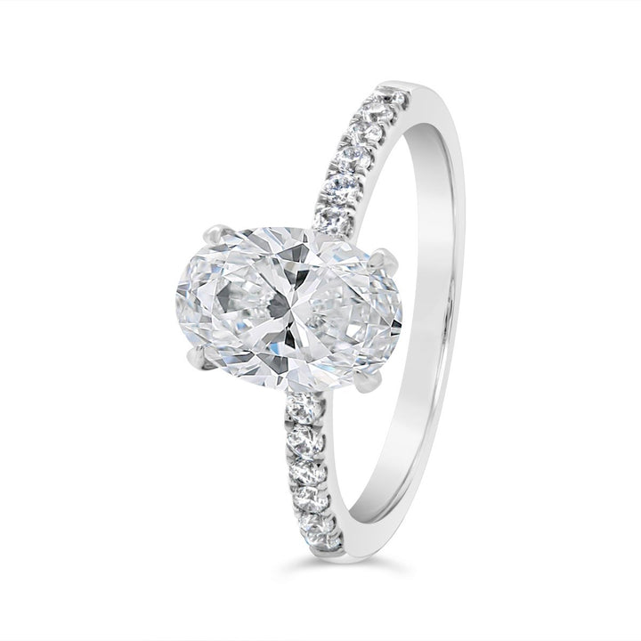Pave Diamond Engagement Ring - YJC3492R
