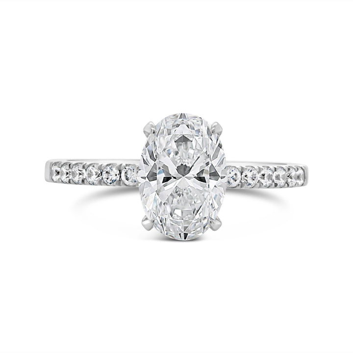 Pave Diamond Engagement Ring - YJC3492R