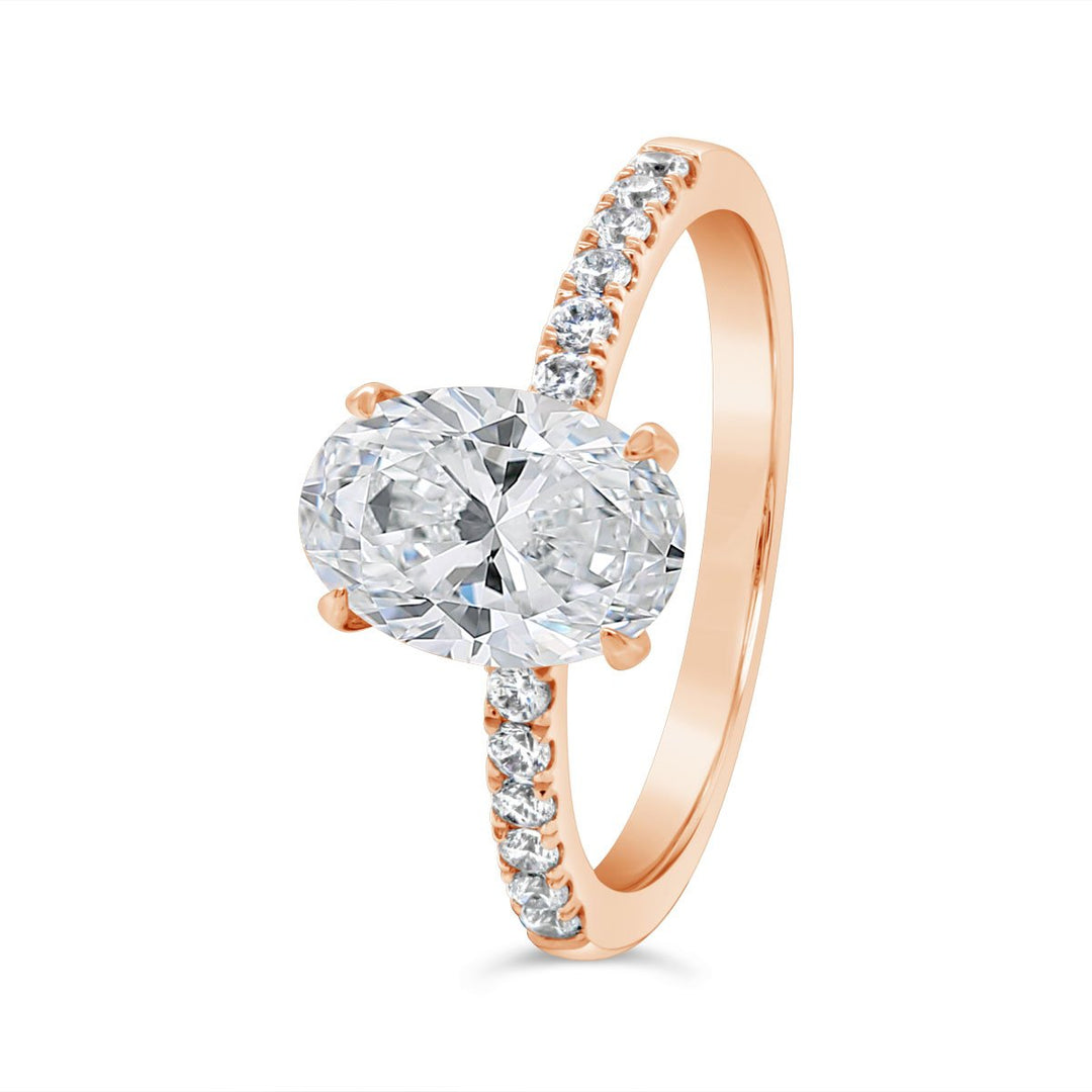 Pave Diamond Engagement Ring - YJC3492R