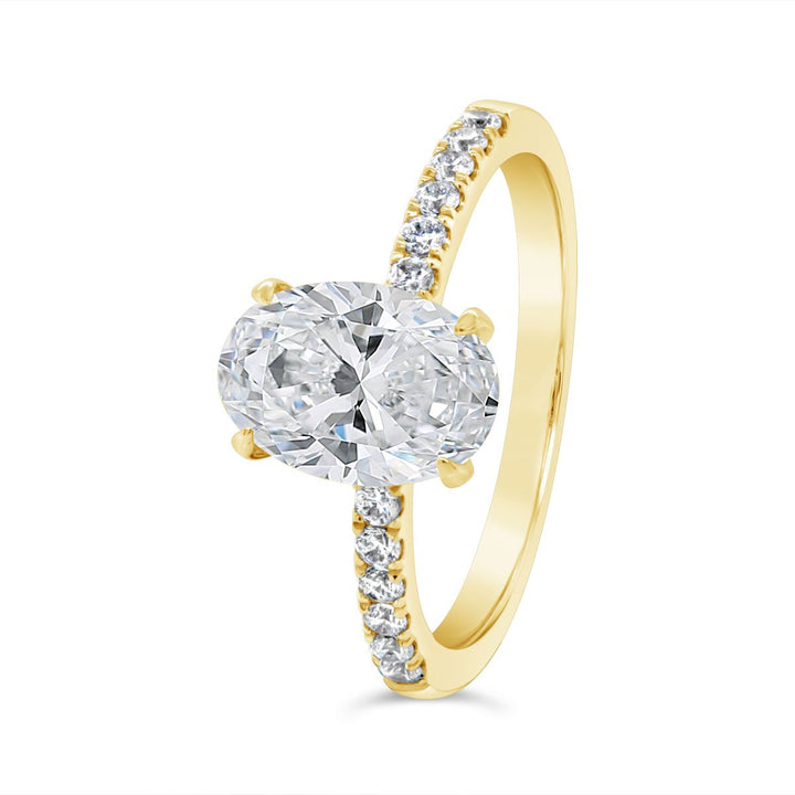 Pave Diamond Engagement Ring - YJC3492R